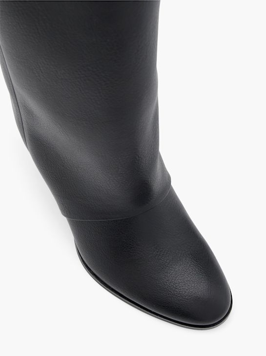 passerella ginocchio stivale alto nero deichmann