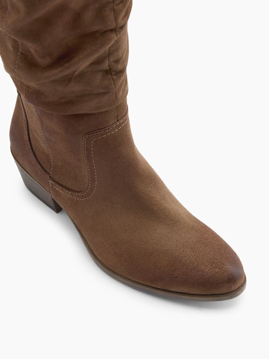 graceland knee high boot marrone deichmann