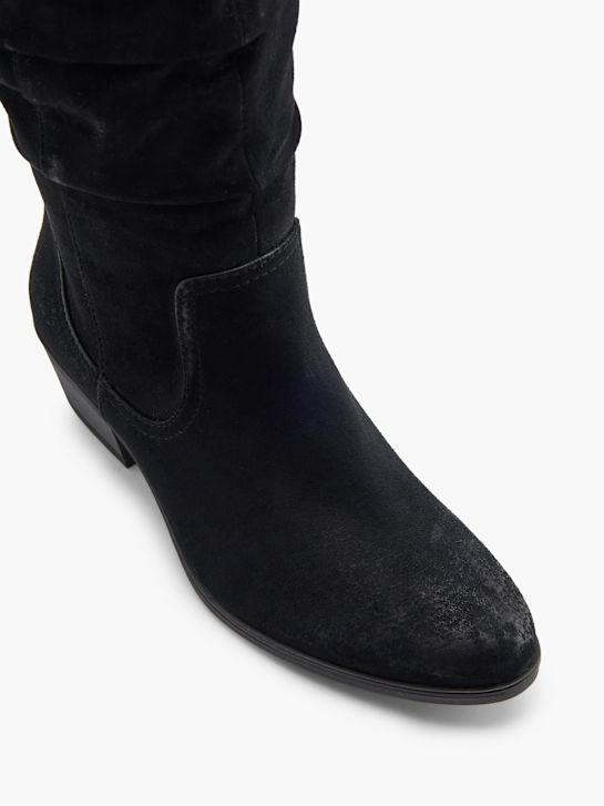 graceland ginocchio stivale alto nero deichmann