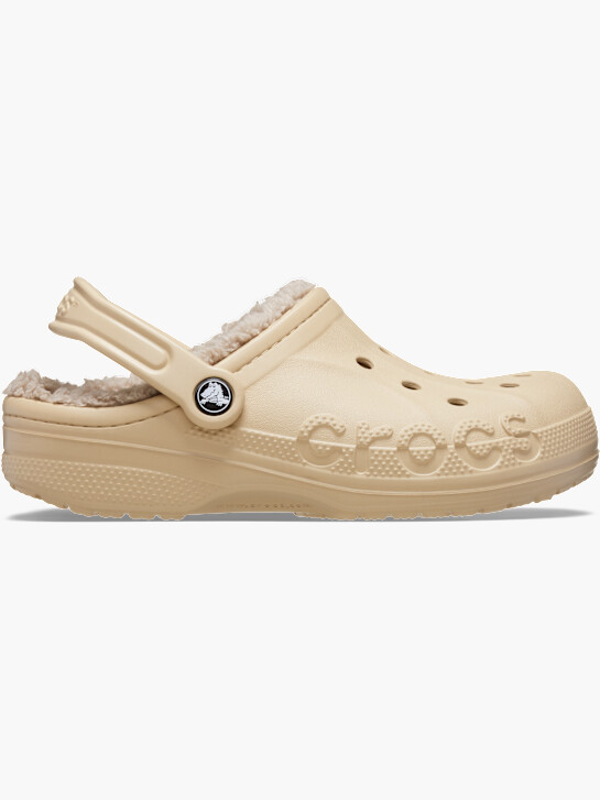crocs baya lined clog beige deichmann