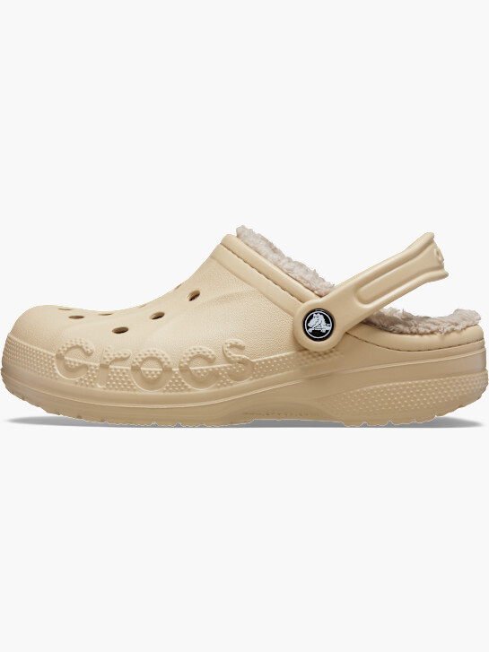 crocs baya lined clog beige deichmann