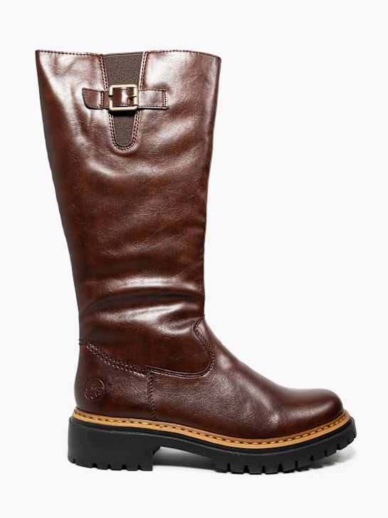 rieker knee high boot marrone deichmann