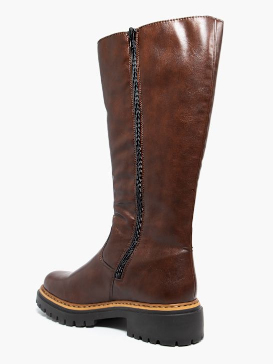 rieker knee high boot marrone deichmann
