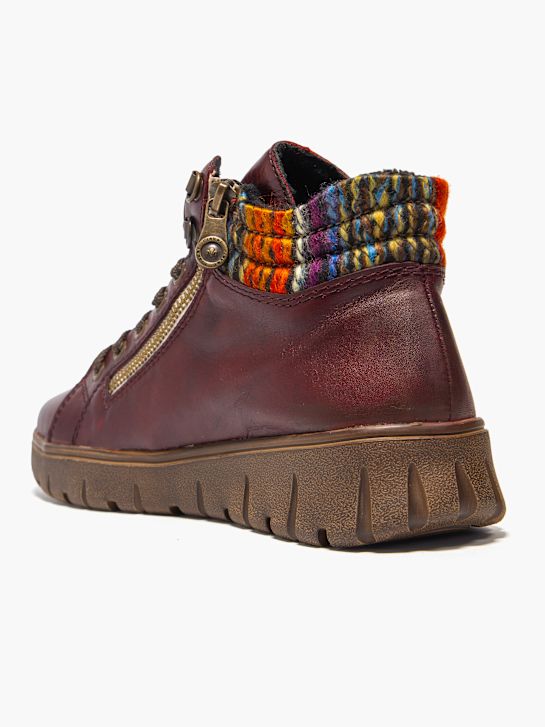 rieker lace-up boot bordeaux deichmann