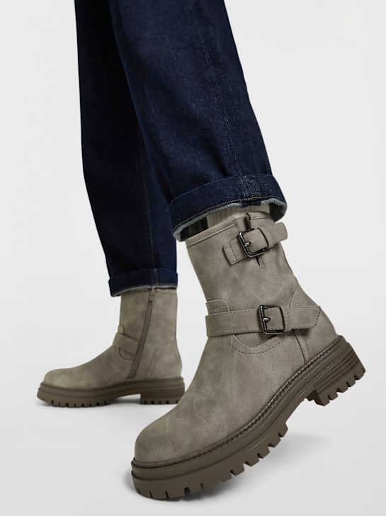 graceland biker boot grigio deichmann