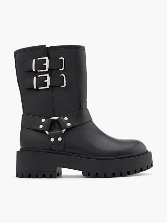 passerella biker boot black deichmann