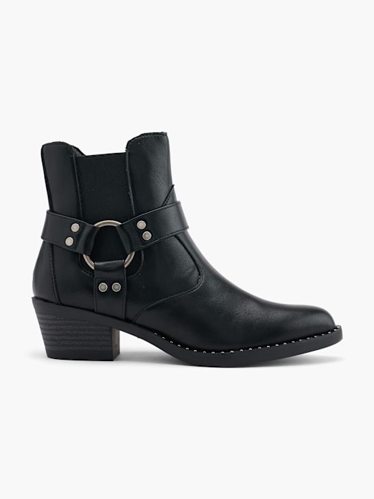 graceland cowboy boot nero deichmann