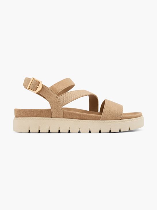 graceland sandalo beige deichmann