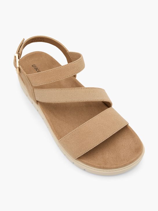 graceland sandalo beige deichmann