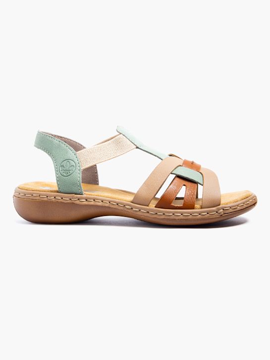 rieker sandalo beige deichmann