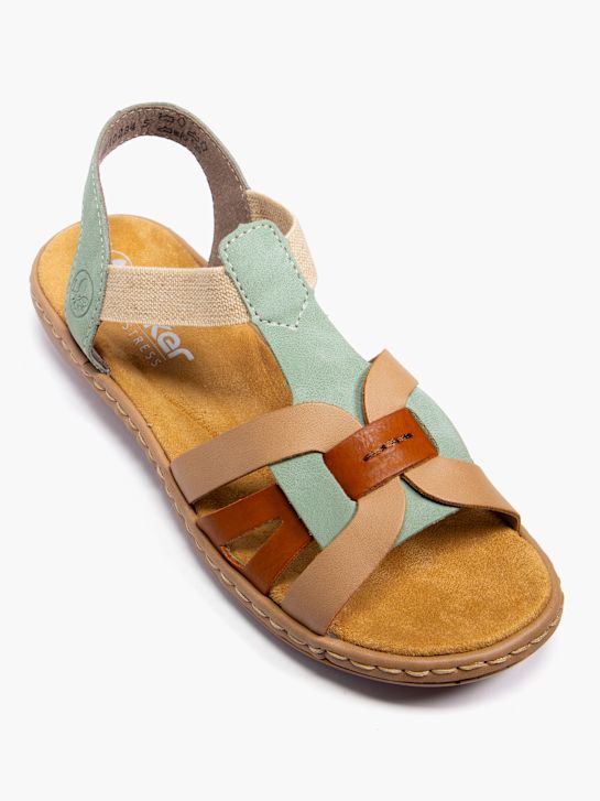 rieker sandalo beige deichmann