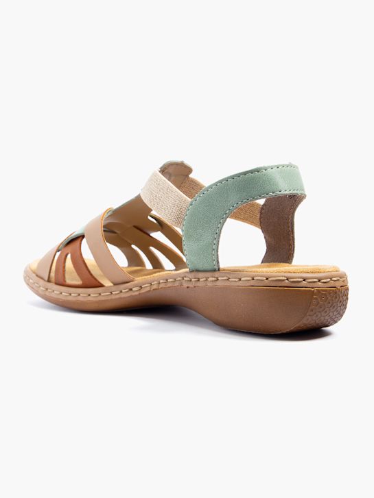 rieker sandalo beige deichmann