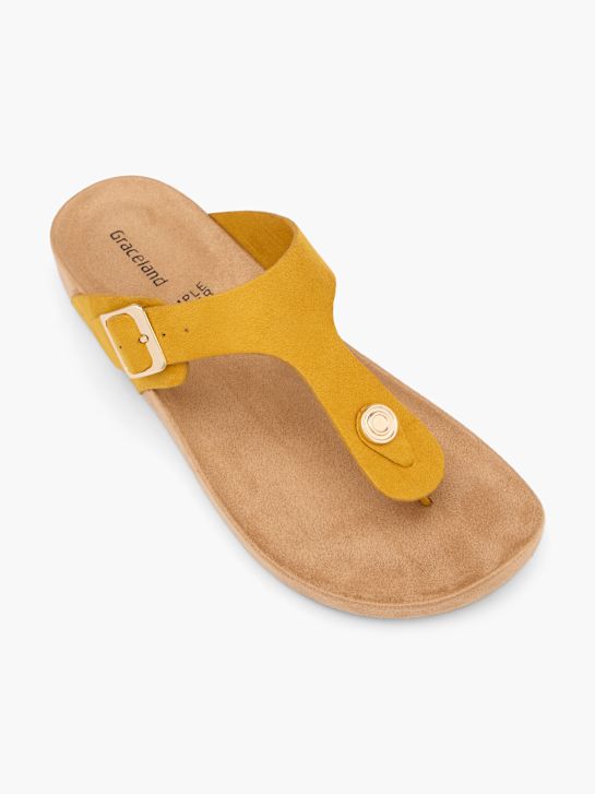 graceland flip flop giallo deichmann