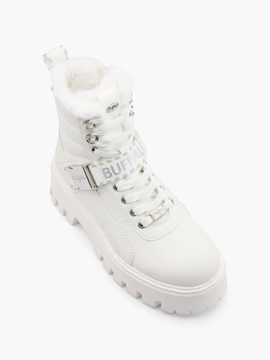buffalo lace-up boot bianco deichmann