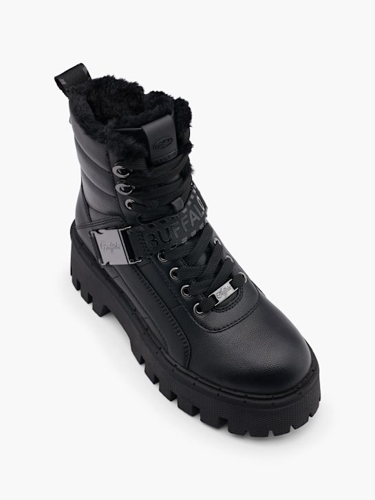 buffalo lace-up boot black deichmann