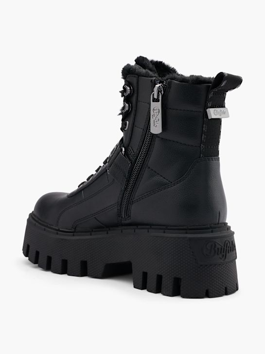 buffalo lace-up boot black deichmann