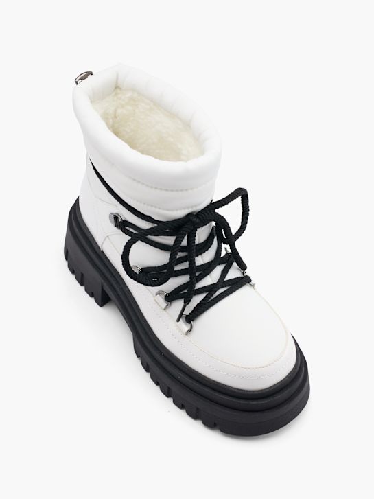 passerella lace-up boot bianco deichmann
