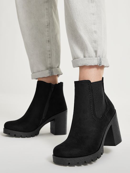 graceland con tacco chelsea boot nero deichmann