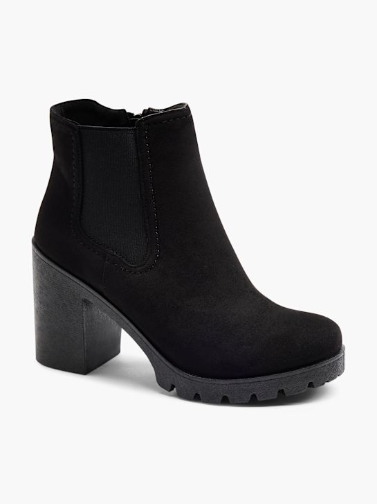 graceland con tacco chelsea boot nero deichmann