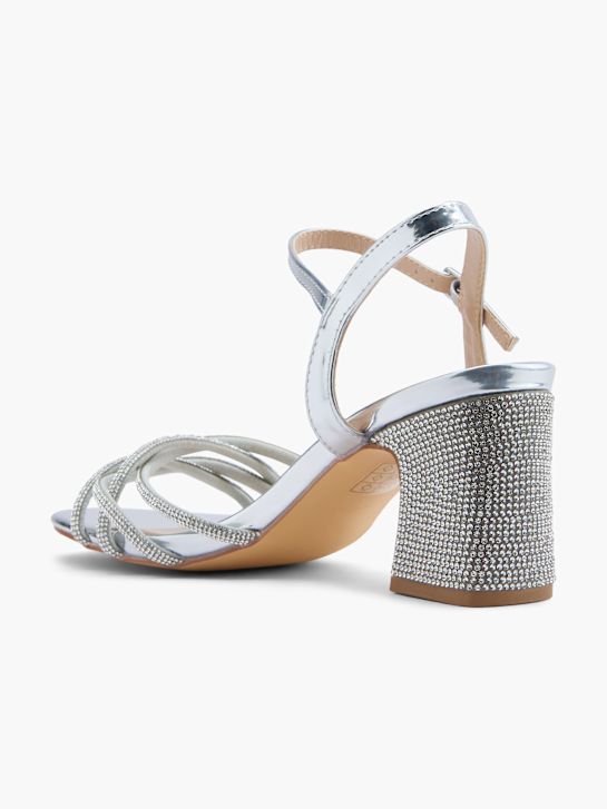 tartufo con tacco sandalo argento deichmann