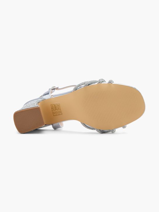 tartufo con tacco sandalo argento deichmann