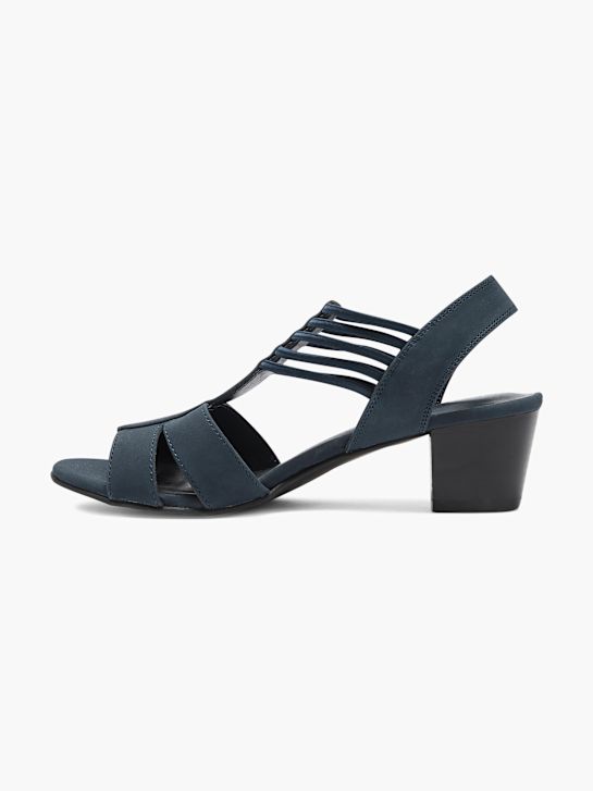 graceland con tacco sandalo blu deichmann