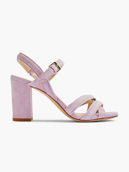 la 5th avenue con tacco sandalo viola deichmann