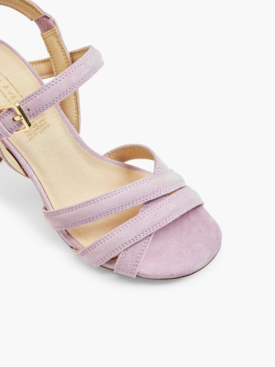 la 5th avenue con tacco sandalo viola deichmann