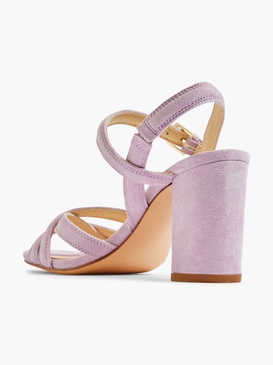 la 5th avenue con tacco sandalo viola deichmann