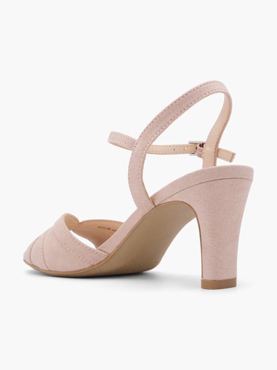graceland sandalo con tacco rosa deichmann