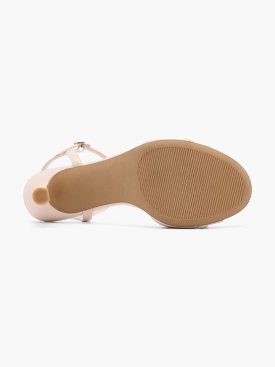 graceland con tacco sandalo beige deichmann