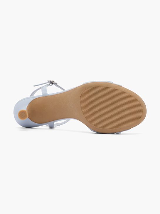 graceland con tacco sandalo blu deichmann