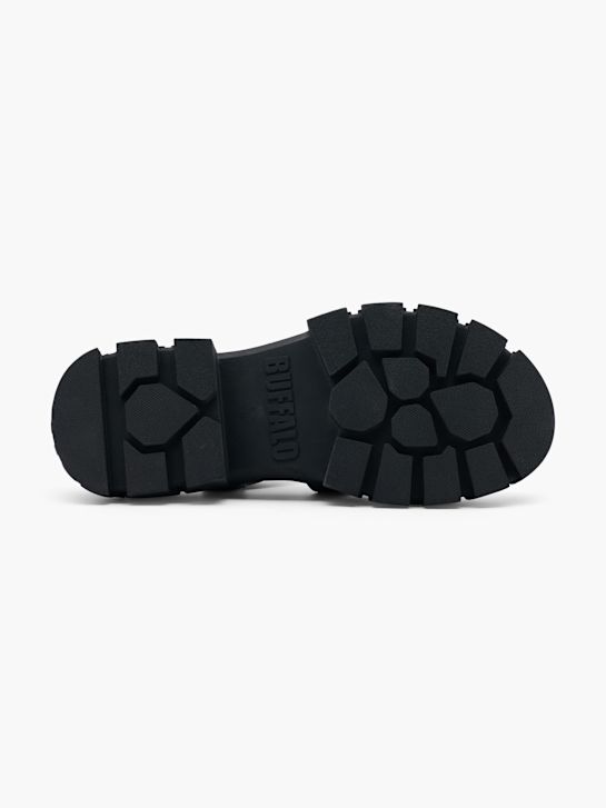 buffalo con tacco sandalo nero deichmann