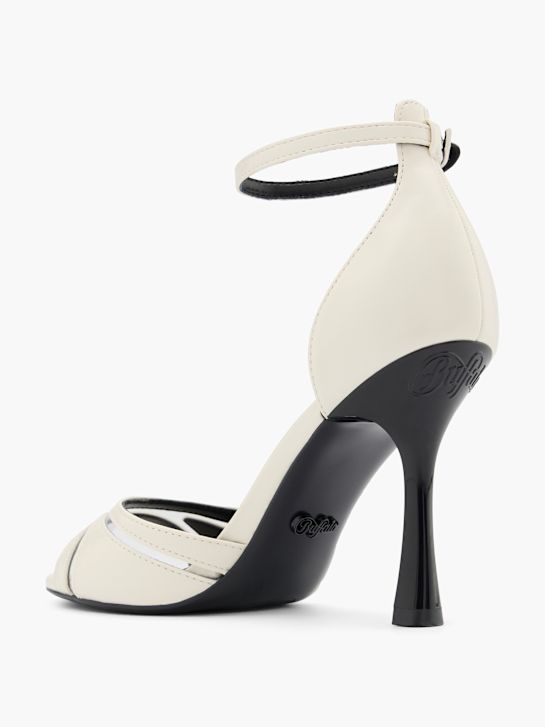buffalo con tacco sandalo grigio chiaro deichmann