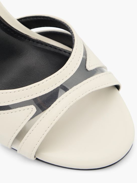 buffalo con tacco sandalo grigio chiaro deichmann