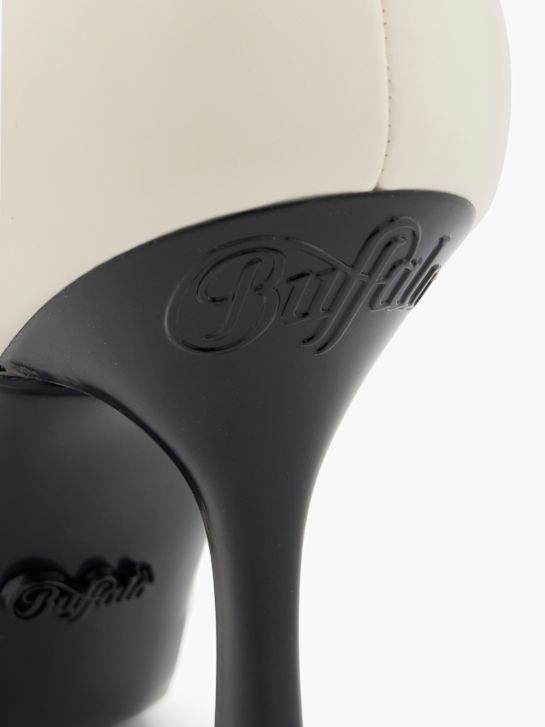 buffalo con tacco sandalo grigio chiaro deichmann