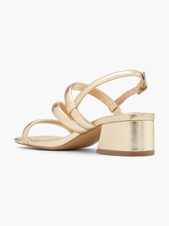 graceland con tacco sandalo oro deichmann