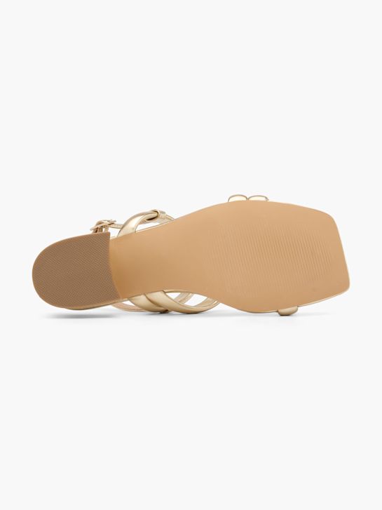 graceland con tacco sandalo oro deichmann