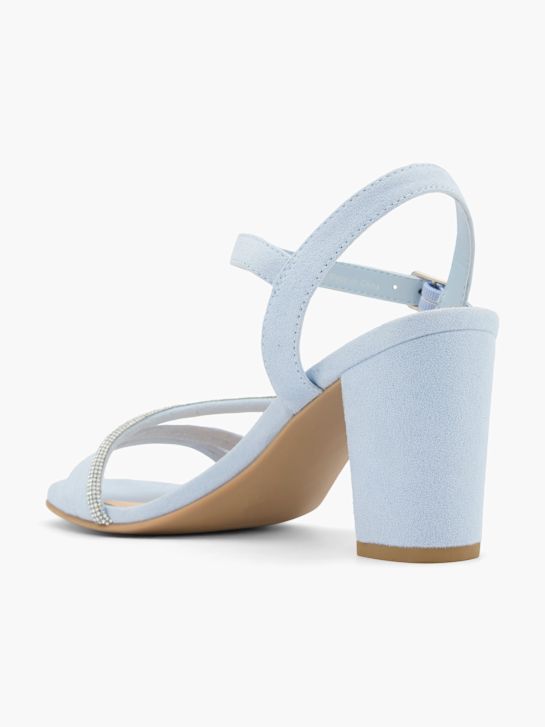 graceland con tacco sandalo blu deichmann