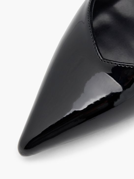 passerella a corto di tacco nero deichmann