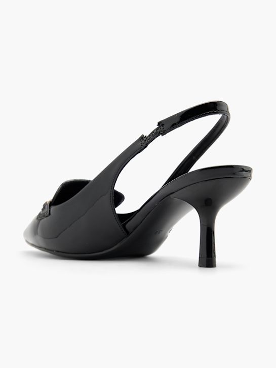 passerella slingback tacco nero deichmann