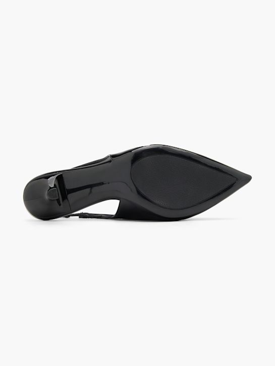 passerella slingback tacco nero deichmann