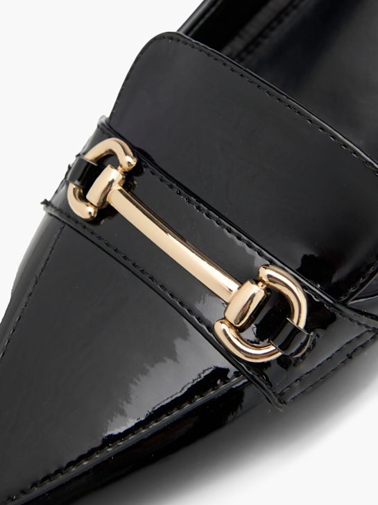 passerella slingback tacco nero deichmann