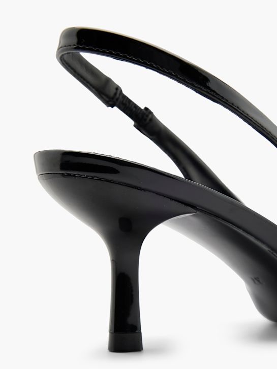 passerella slingback tacco nero deichmann