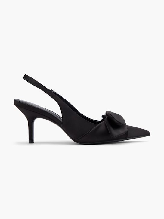 passerella slingback tacco nero deichmann
