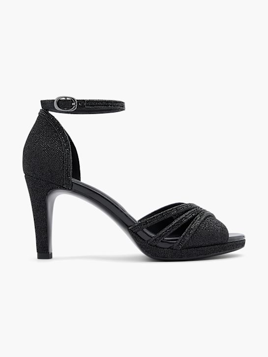 graceland slingback tacco nero deichmann