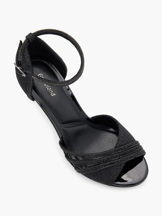 graceland slingback tacco nero deichmann