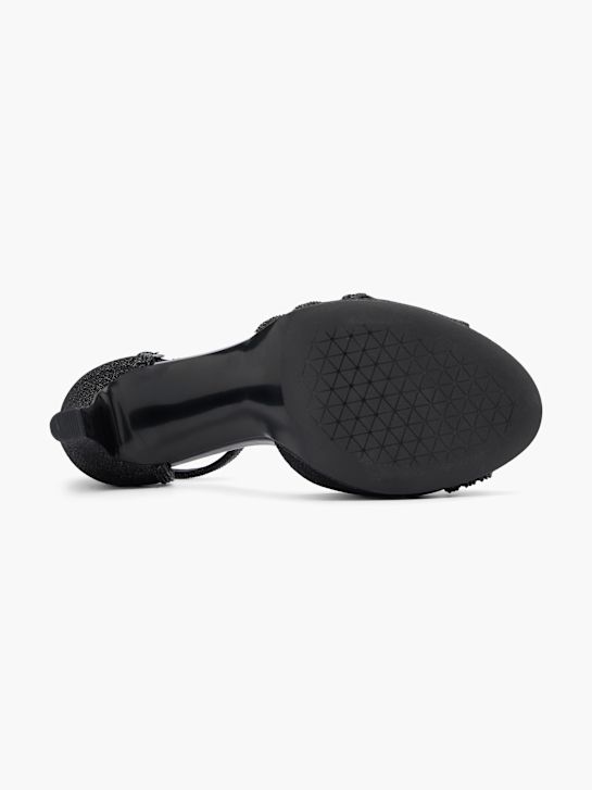 graceland slingback tacco nero deichmann