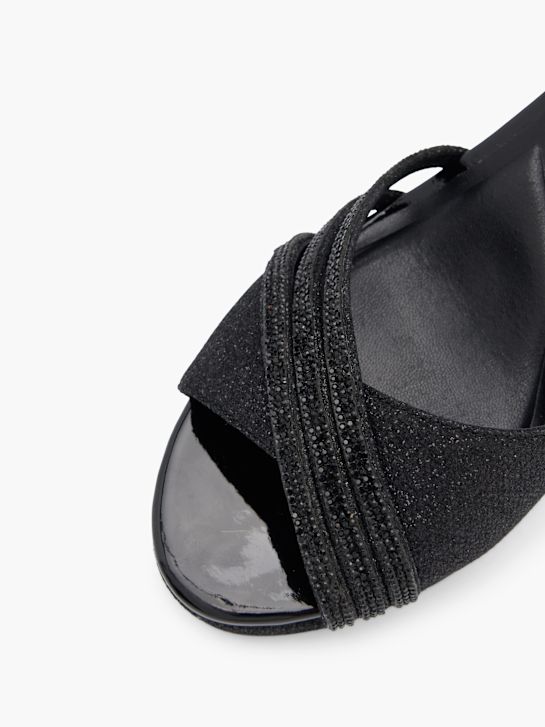 graceland slingback tacco nero deichmann