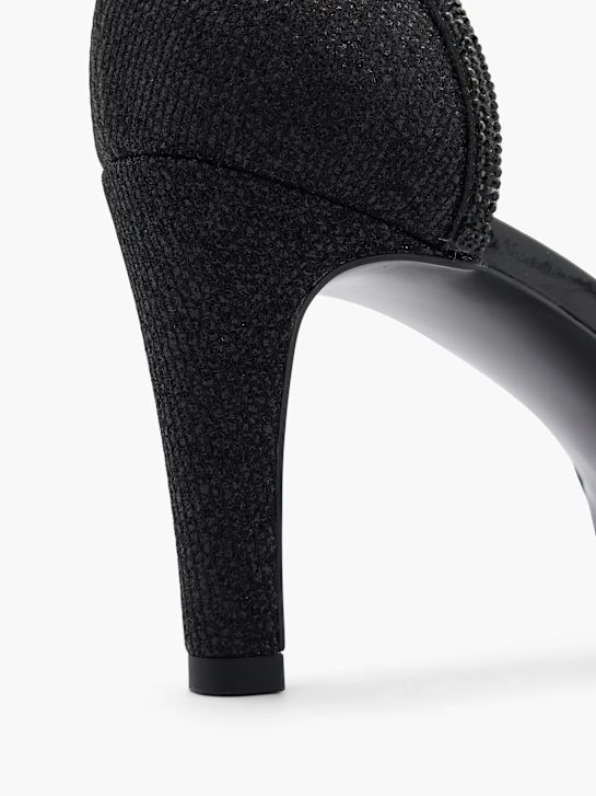 graceland slingback tacco nero deichmann